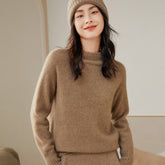 Half Turtleneck Pullover Loose Thickened Cashmere Sweater